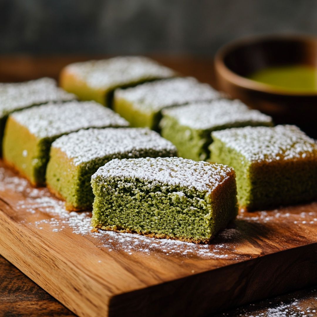 Cake Moelleux au Thé Matcha : Un Dessert Subtil et Énergisant Image