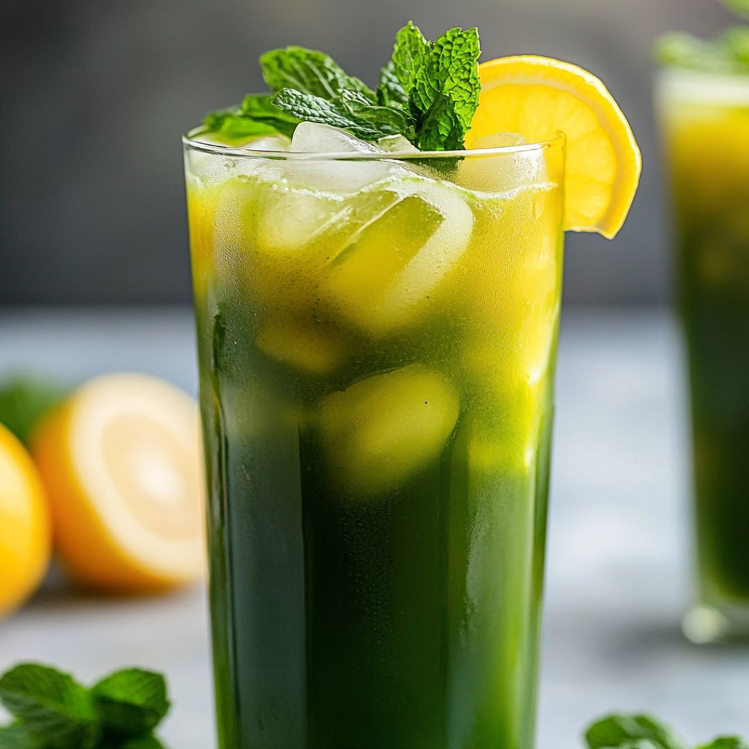 Limonade au Matcha rafraîchissante : Le mélange parfait pour une journée ensoleillée Image