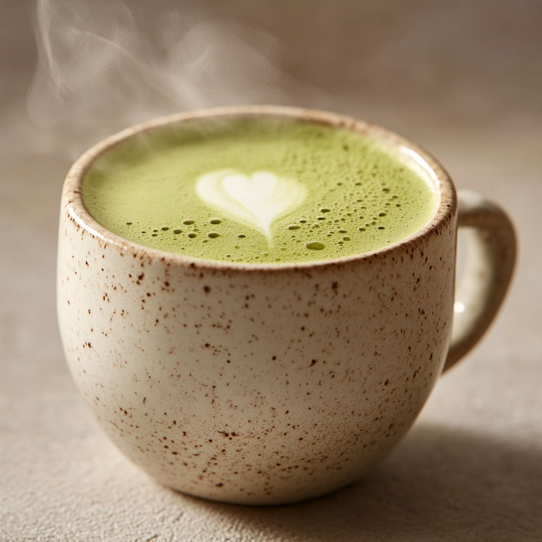 Matcha Latte au Lait d'Amandes : Une boisson végétalienne parfaite Image