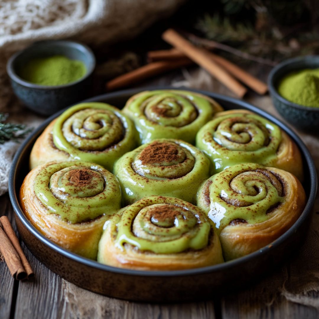 Roulés à la Cannelle et au Matcha : Une Douceur Végane pour l’Automne Image
