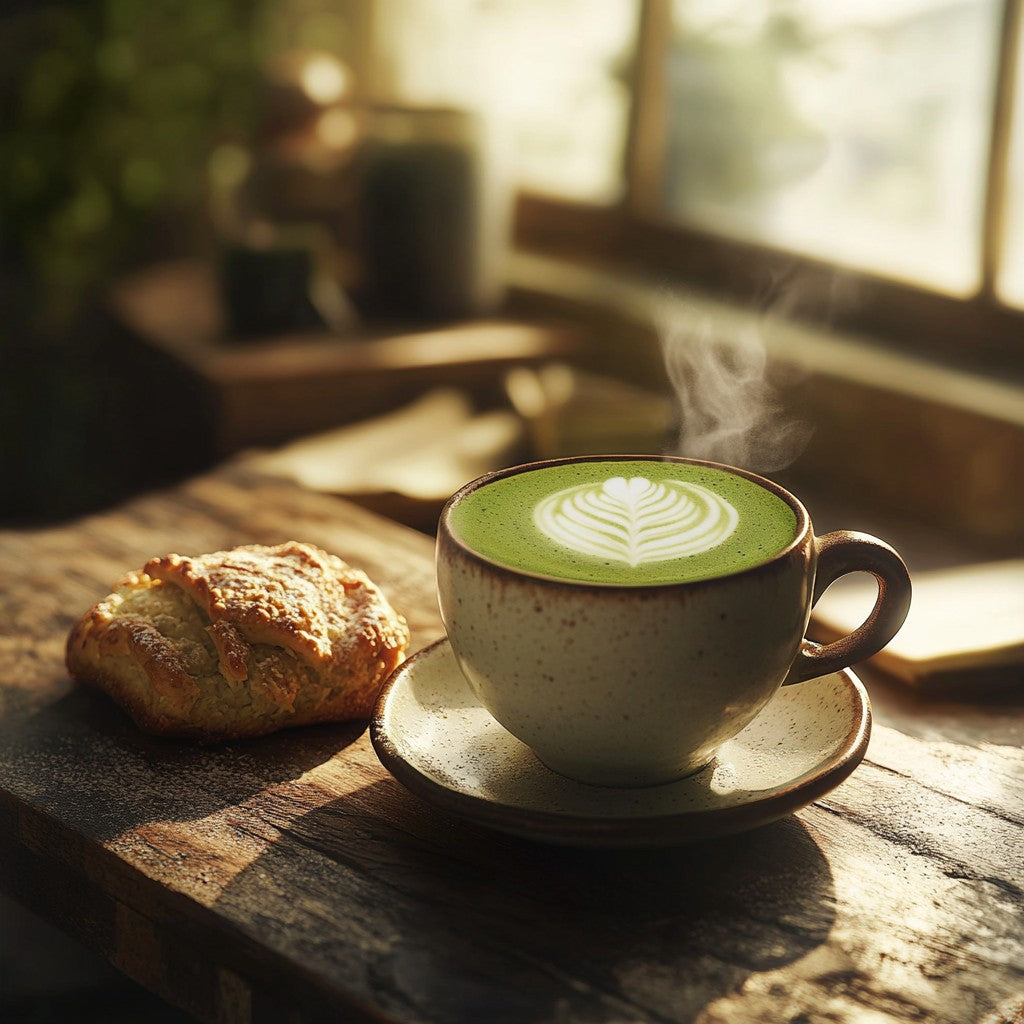 Matcha Latte au Lait d’Épeautre Image