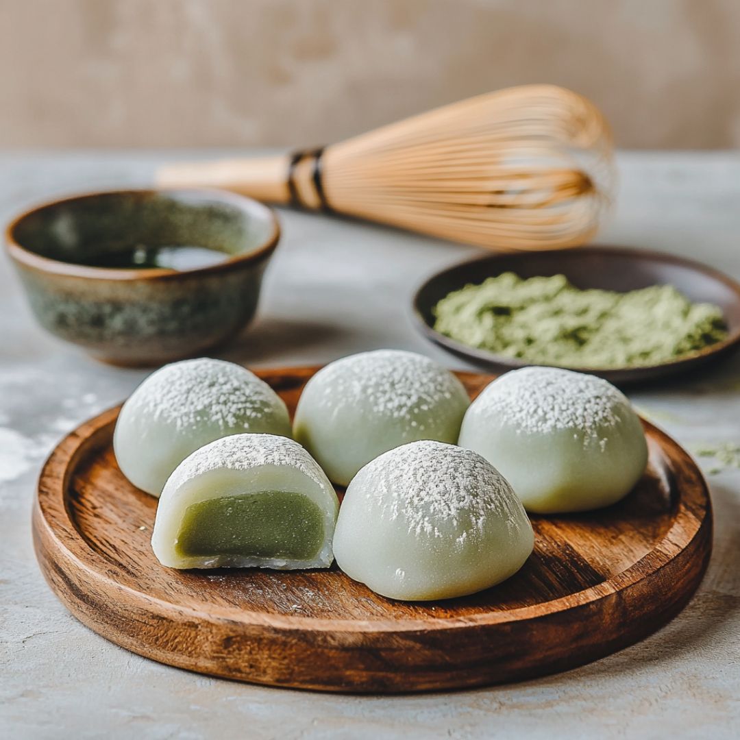 Mochis Fourrés au Matcha (Daifuku) : Une douceur japonaise incontournable